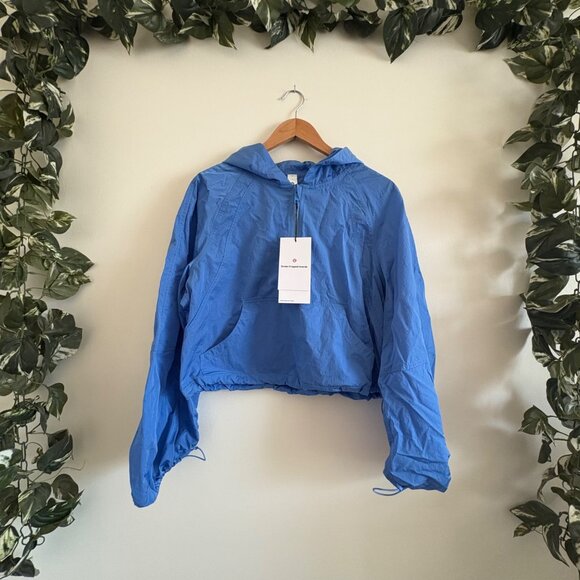 Lululemon Athletic Scuba Cropped Anorak Jacket Pool Party NWT Size 8